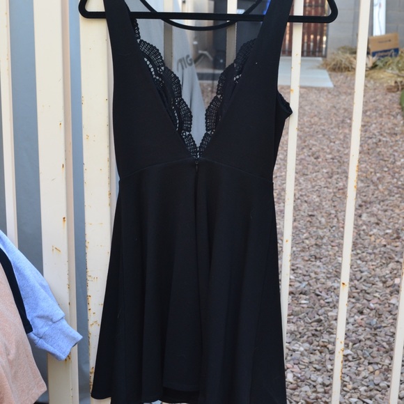 I Promise Black Lace Skater Dress - Picture 4 of 4